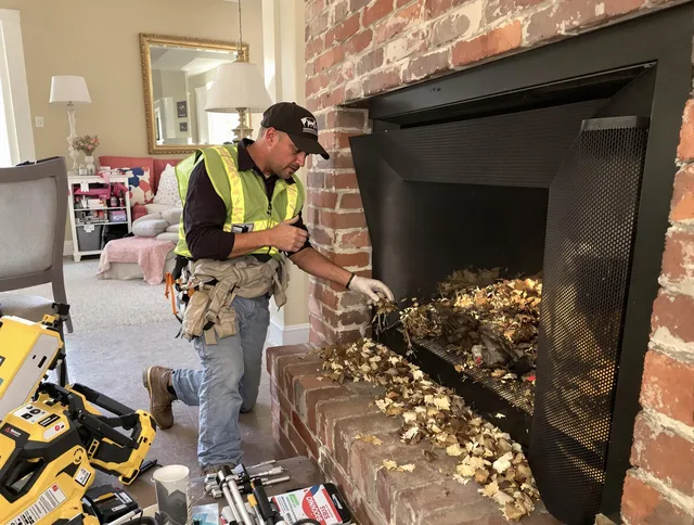 Safe screening installation by Azusa Chimney Sweep in Azusa, CA
