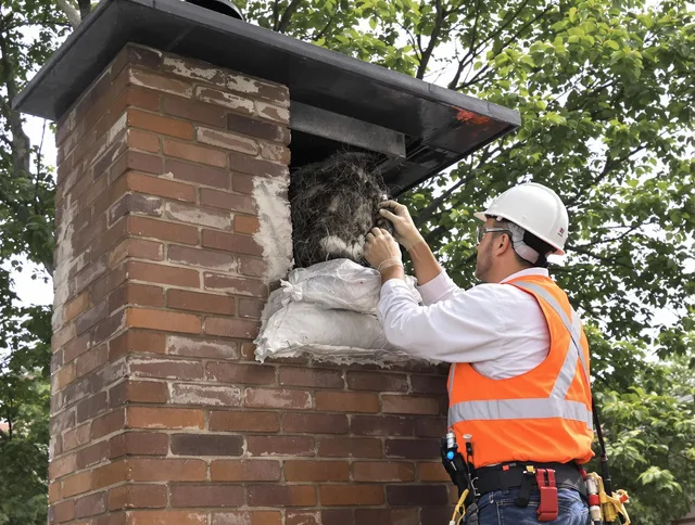 Humane removal of debris and animals by Azusa Chimney Sweep in Azusa, CA