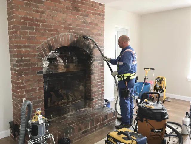 Azusa Chimney Sweep expert performing detailed chimney sweep in Azusa, CA