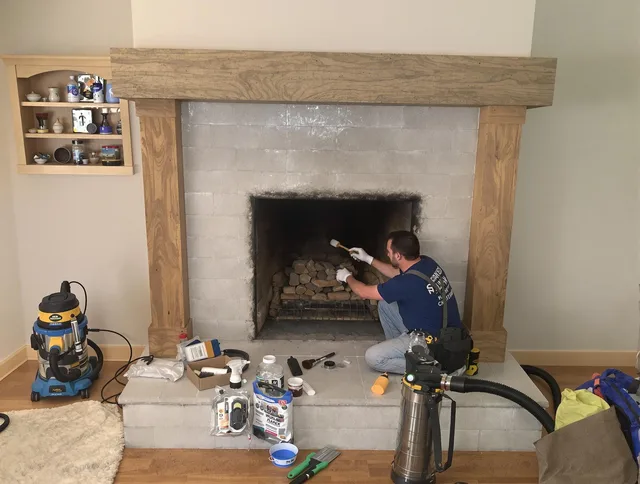 Detailed creosote removal process by Azusa Chimney Sweep in Azusa, CA