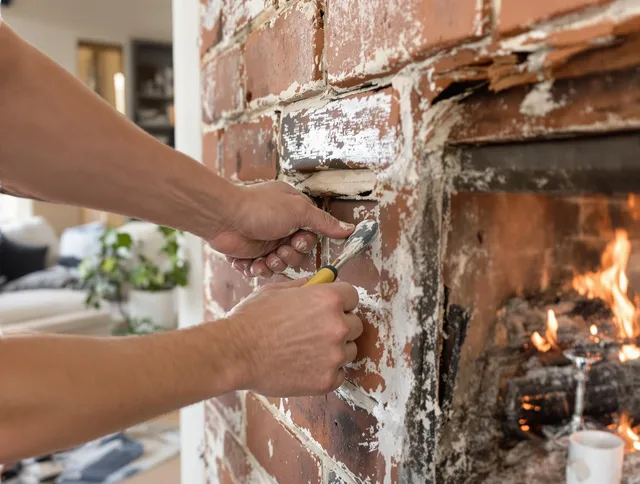 Routine fireplace repair by Azusa Chimney Sweep in Azusa, CA
