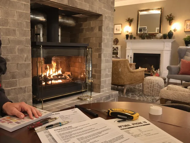 Azusa Chimney Sweep verifying fireplace safety measures in Azusa, CA
